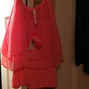 Coral blouse